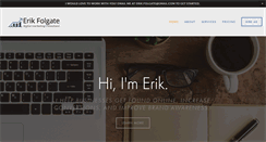 Desktop Screenshot of erikfolgate.com